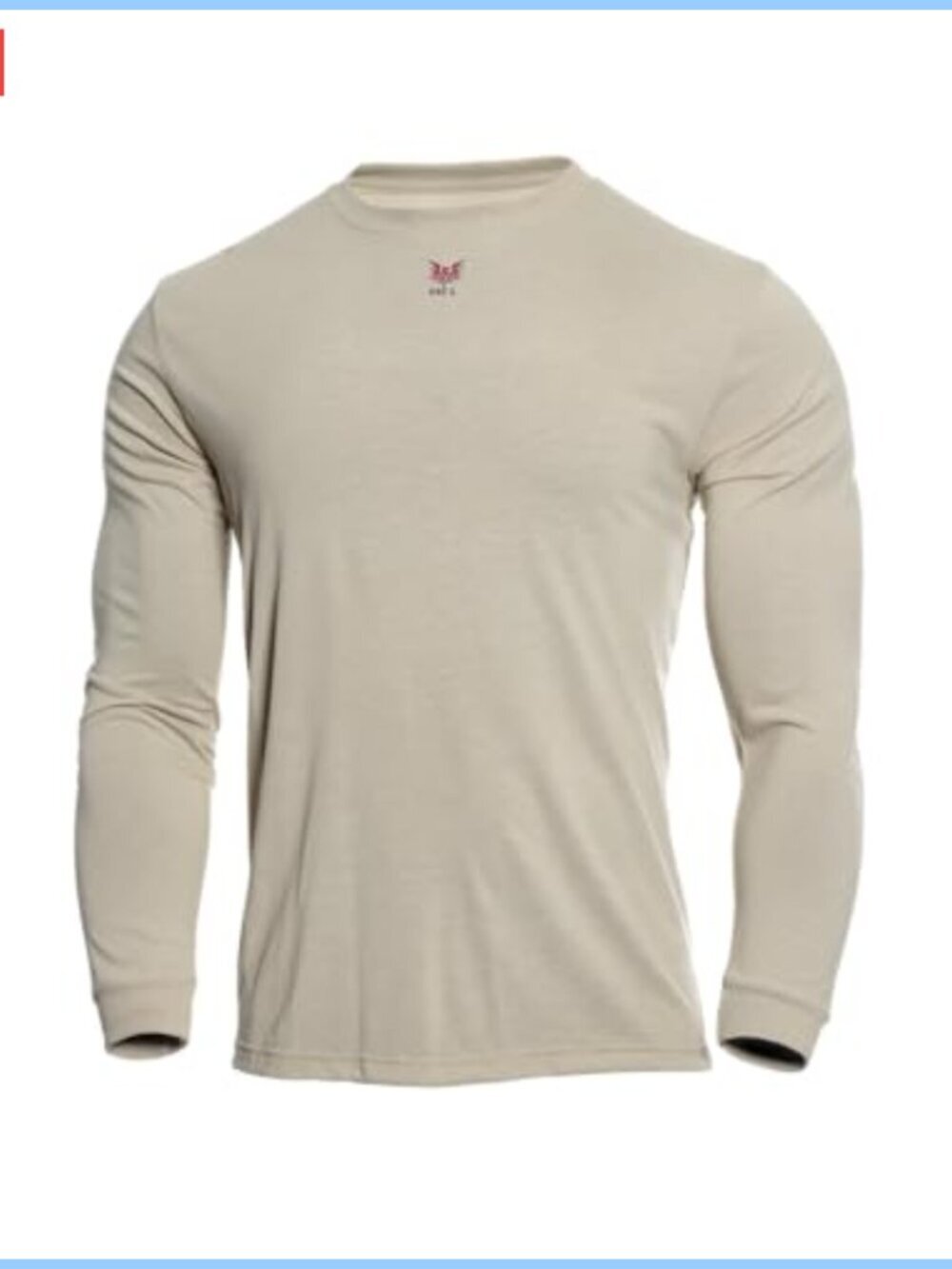 FR Flame Resistant Long Sleeve Base Layer Shirt Crew Neck Workwear